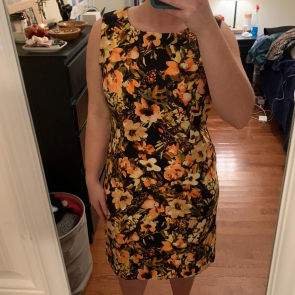 Flores print dress